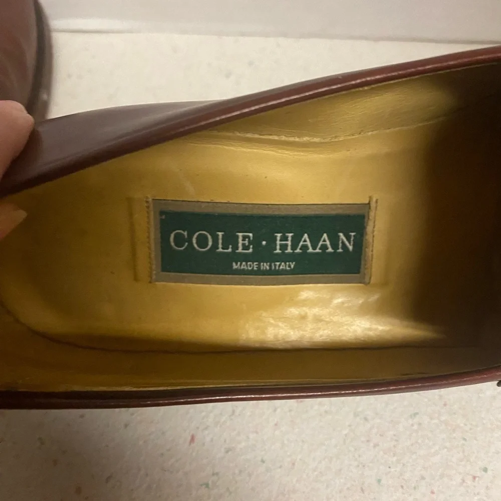 Cole Haan Italian Chestnut Tassel Loafers